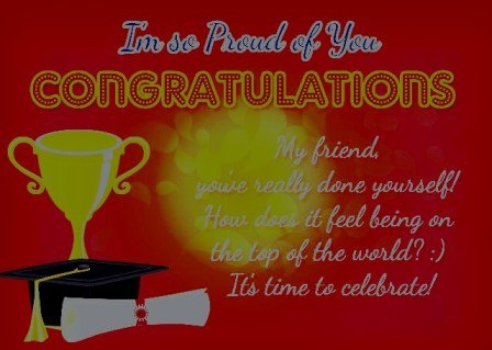 Congratulations Message For Being Honor Student