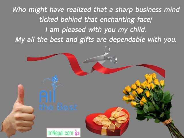 New Office Business Opening Congratulation Messages For New Baby Girl Born - New Baby Wishes & Quotes Collection