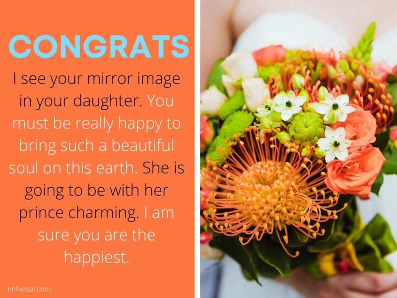 Wedding Congratulations Messages to Parents of Bride image