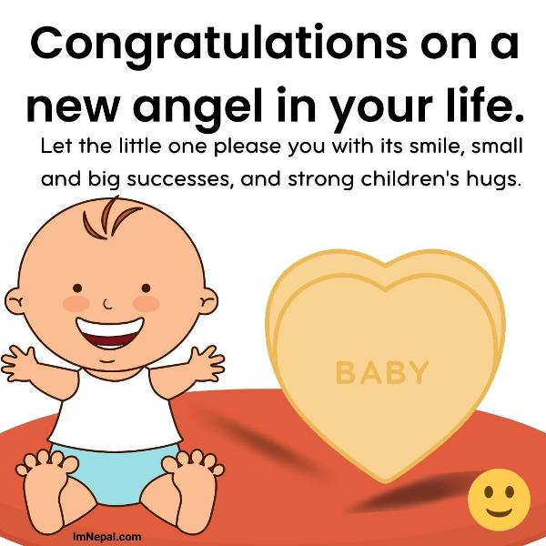 congratulation for a newborn baby