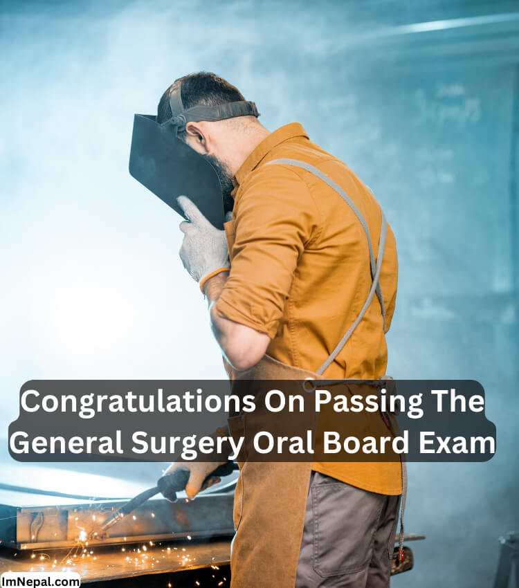 Congratulations on Passing The General Surgery Oral Board Exam PHoto