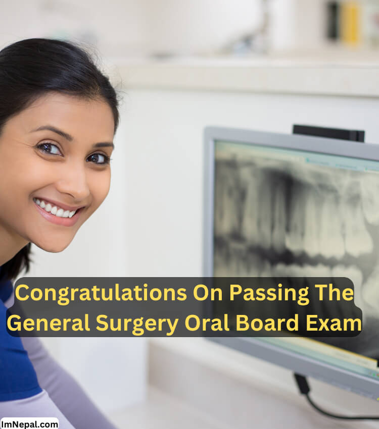 Congratulations on Passing The General Surgery Oral Board Exam PHotos