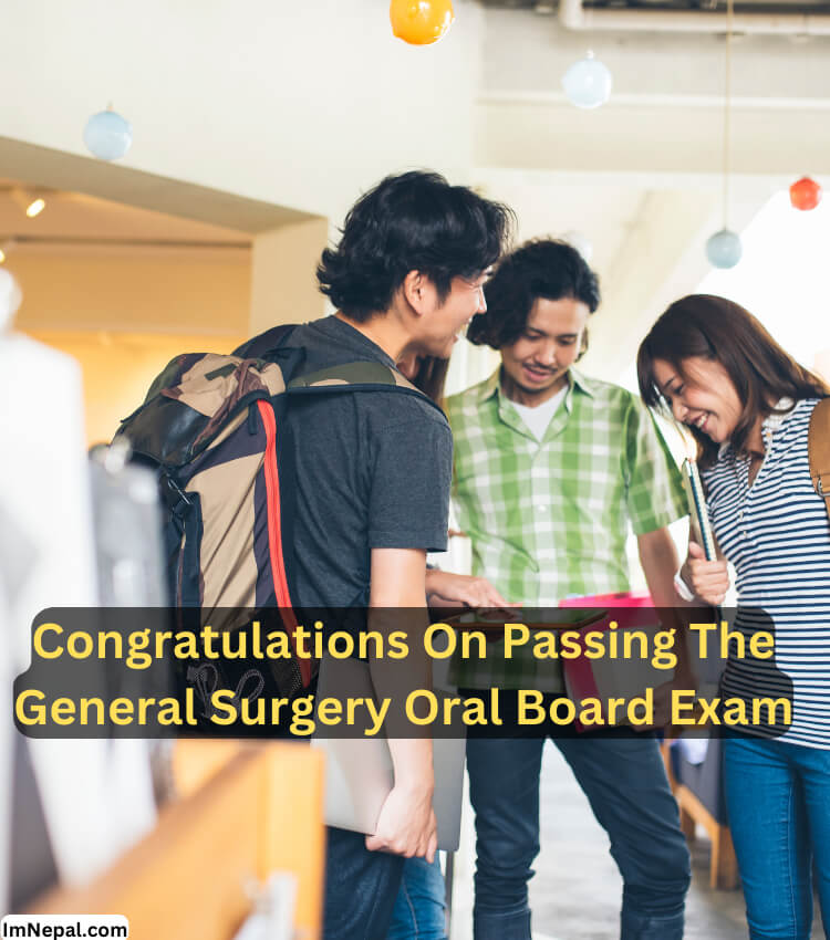Congratulations Passing The General Surgery Oral Board Exam Image