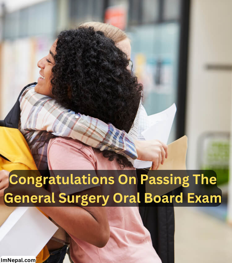 Congratulations Passing The General Surgery Oral Board Exam Image