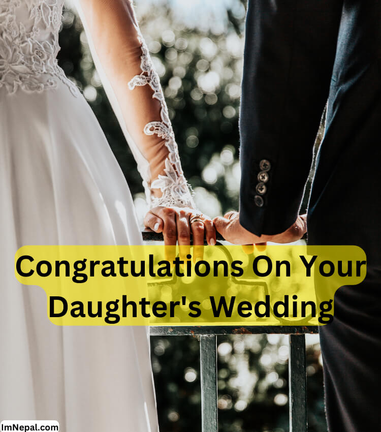 Congratulations on your daughter wedding image