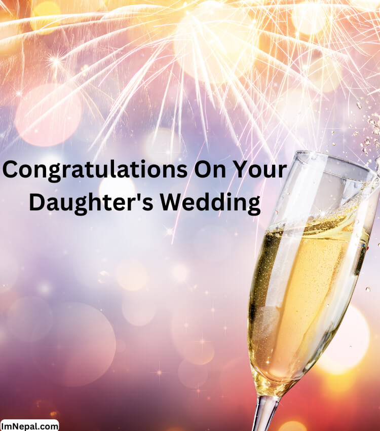 Congratulations on your daughter wedding image