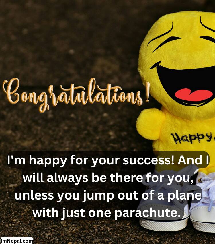 Funny Congratulations Messages Images