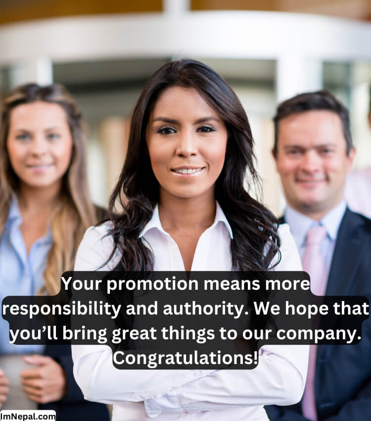 How to congratulate someone on promotion Image