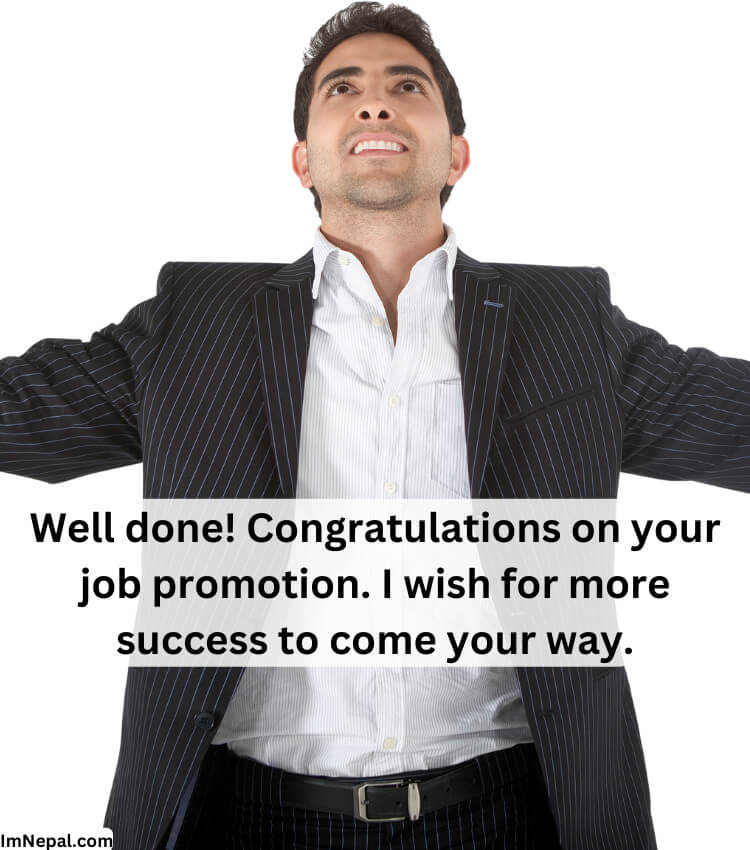 How to congratulate someone on promotion Image